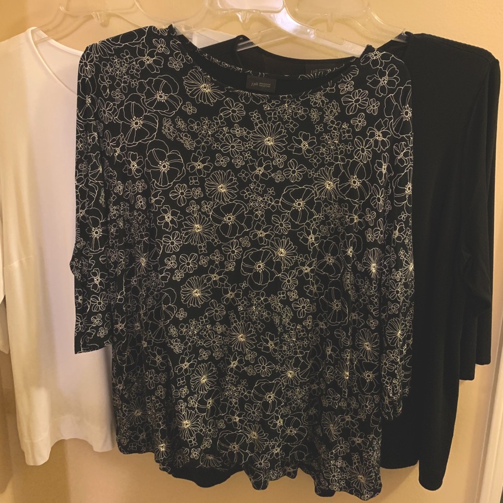 BUNDLE - Three J Jill Crew-Neck Ballet-Slee…